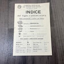 Carta d'italia indice 