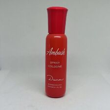 Vintage Ambush By Dana Cologne Spray 1 FlOz Groove RARE 1960s Hot Pink Canister picture