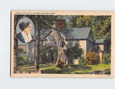 Postcard Louisa May Alcott House Concord Massachusetts USA picture