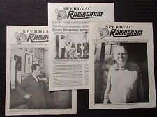 1990/91 RADIOGRAM Sperdvac Radio Newsletter Fanzine LOT of 3 VG/VG+ July Aug Mar picture