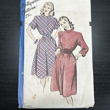 Vintage 1940s Hollywood 1909 Bias Cut Skirt Dress Sewing Pattern 12 XS UNUSED picture