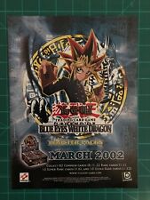 2002 Yu-Gi-Oh Card Game Print Ad. Legend of Blue Eyes White Dragon Set. 8x11. picture