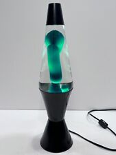 Vintage 1995 Lava Lite Model 8412 Midnight Series Lava Lamp - Green / Clear picture