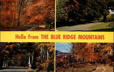 Hello from the Blue Ridge Mountains autumn multiview ~ postcard  sku299 picture