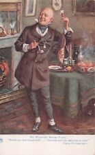 Mr. Micawber Makes Punch Dickens Characters Raphael Tuck Vintage Postcard picture
