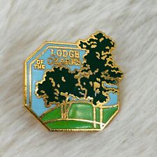Vtg Lodge of the Ozarks Branson MO Souvenir Enamel Lapel Pin picture