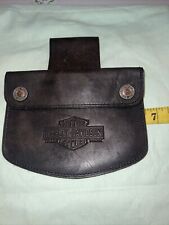 Harley Davidson Wallet Pouch Belt Embossed Leather picture