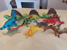 Lot of 10 Dinosaur Figures Educational Toys Pterodactyl Stegosaur Greenbrier picture