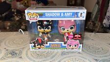 Funko Pop Vinyl: Sonic the Hedgehog - Shadow & Amy 2-Pack (Flocked) picture