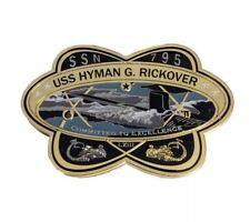 USS Hyman G. Rickover SSN 795 Virginia Class Submarine Challenge Coin picture