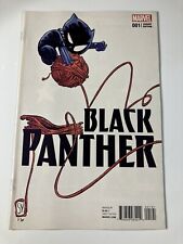 💥BLACK PANTHER #1 (2016) MARVEL COMICS - SKOTTIE YOUNG ART - RARE COVER - VF+ picture