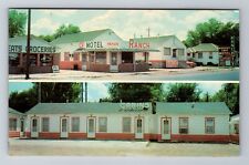 North Platte NE-Nebraska, Ranch Motel, Advertisement, Vintage Souvenir Postcard picture