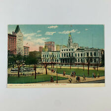 Postcard New York City NYC Hall Pre-1907 Undivided Back Unposted picture
