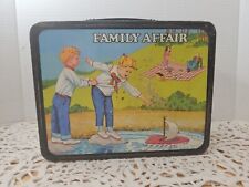 Vintage Metal Lunch Box LUNCHBOX FAMILY AFFAIR Television Show 1969 - NO THERMOS picture