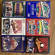 1990 to 1994 Baseball/Football Playing Cards - 7 Decks - Sealed & Unsealed picture