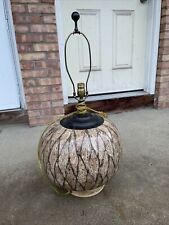 Rare Vintage Maitland Smith Hand Made Ceramic Bulb Table Lamp Light 30” VHTF picture