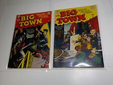 BIG TOWN #2-3, GOLDEN AGE DETECTIVE CRIME NOIR, DC COMICS, 1951, picture