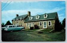 Vintage Postcard VA Warrenton Blue Parrot Restaurant 50s Cars Chrome picture