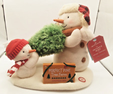Hallmark 2014 Jingle Pals THE PERFECT TREE Animated Snowman Plush- WORKS GREAT picture