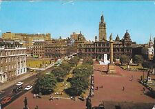 Vintage Scotland Chrome Postcard George Square Glasgow picture