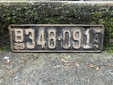 Authentic 1929 Minnesota License Plate Metal Vintage License Plate Auto Tag picture