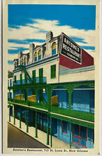 New Orleans Antoine’s Restaurant Louisiana Vintage Postcard French Quarter picture