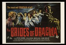 The Brides Of Dracula Hammer Horror Movie Cinema Film Poster Art Postcard picture