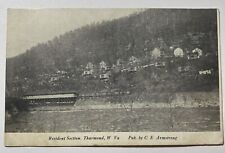 Postcard WEST VIRGINIA Thurmond RESIDENT SECTION 1909 picture