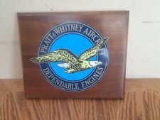 Pratt And Whitney Dependable Engines 10x12 Wooden Sign picture