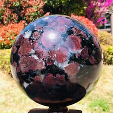 21.56LB  Natural Fireworks Stone Sphere Quartz Crystal Ball Specimen Healing picture