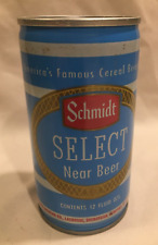 USBC #122-9 Vintage Schmidt Select Near Beer Can 12OZ Bottom Opened 5 Cities picture