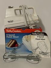 Vtg Betty Crocker 4-Speed Hand Mixer BC-1202k Works Great picture
