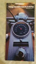 Harley Davidson Catalog Brochure 1991 Things Are Different On A Harley, Small  picture