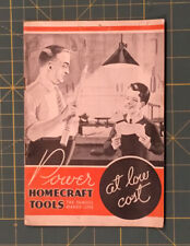 1938 POWER HOMECRAFT TOOLS THE FAMOUS MAKER LINE CATALOG, 24 Pages picture