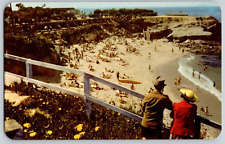 Union Oil Postcard~ La Jolla Cove~ Sunset Cliffs~ Point Loma~ San Diego, CA picture