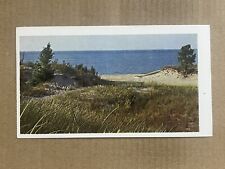 Postcard Indiana IN Dunes National Lakeshore Lake Michigan Beach Vintage PC picture