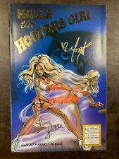 HALLE THE HOOTERS GIRL San Antonio exclusive 1998 lmtd ed/ signed vf picture