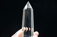 Natural Clear Blue Rutiles Crystal 12 Sided Vogel Style Pranic Point Quartz06 picture