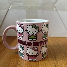 Hello Kitty Mug Cup  Sanrio Ceramic Pink White Red 20oz 2024 GIL- 34783 picture