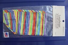 Longaberger VERY RARE 2011 Crayola Festival Large Basket Striped Liner - NEW picture