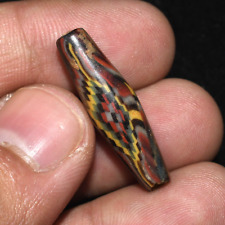 Rare Ancient Roman Mosaic Glass Bead with Extremely Rare Pattern Ca. 3rd Century picture