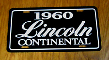 1960 Lincoln Continental license plate car tag picture
