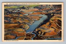 Payette River ID-Idaho, Airplane View, Black Canyon Dam, Vintage Postcard picture