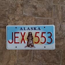 Alaska License Plate Bear JEX 553 picture