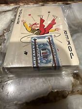 Vintage Deck of Advertising Playing Cards - New Sealed TAX STAMP picture