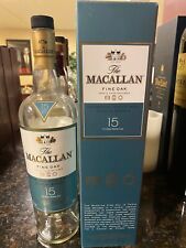 Macallan Fine Oak 15 Year old Collectible Empty Bottle/ With Box 750 ML picture