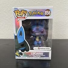 Funko Pop Lucario #856 Pearlescent Pokémon Center Exclusive W/ Protector NEW picture