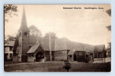 1930'S. SOUTHINGTON, CONN. EPISCOPAL CHURCH. POSTCARD. SC35 picture
