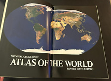 1995 ATLAS OF THE WORLD REVISED 76TH EDITION National Geographic Society 134 pgs picture