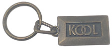 Vintage 1970s Textured Brass Kool Cigarettes Advertising Keychain Key Fob Chain picture